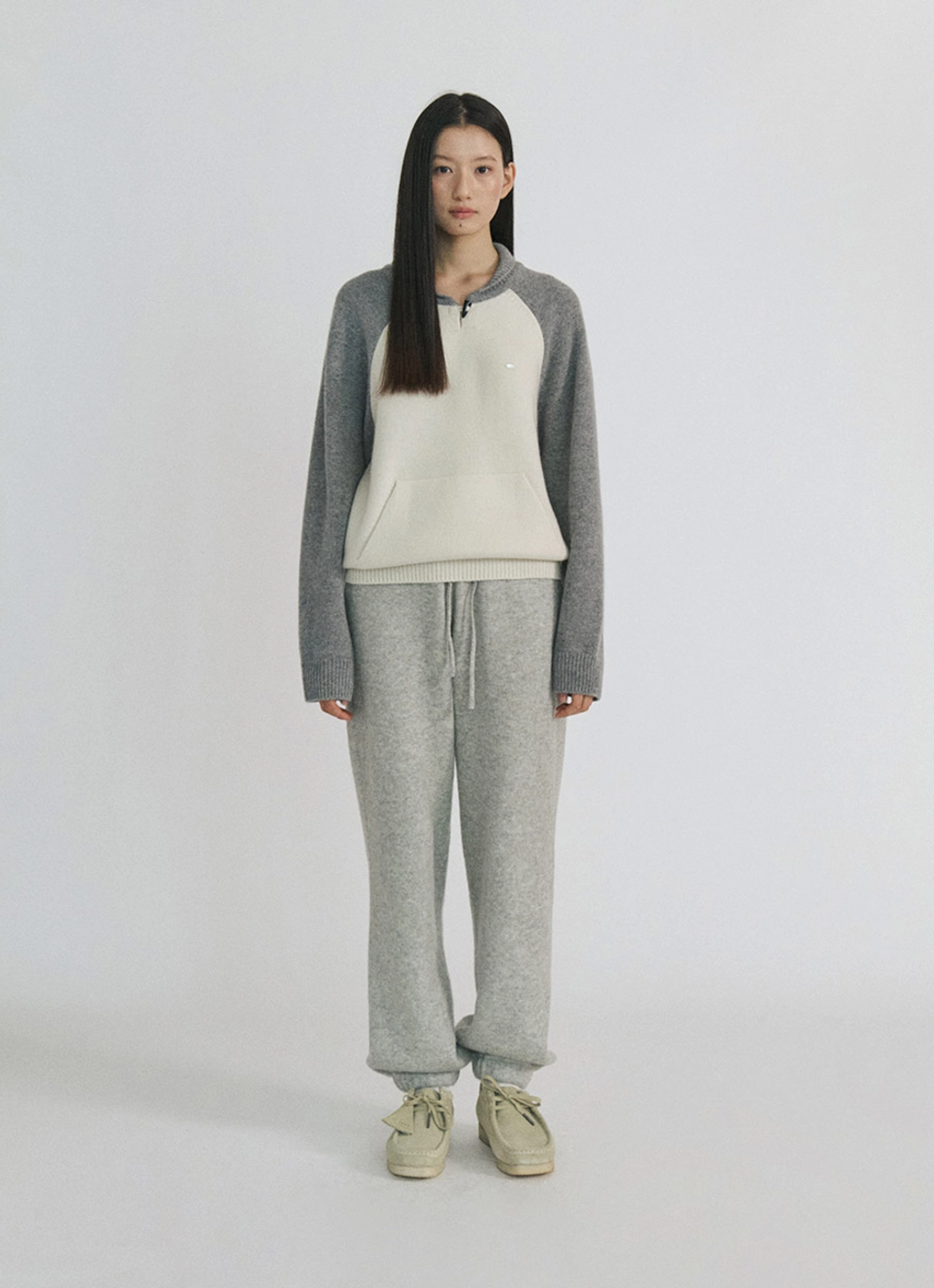 스텝어라운드 [2차] Knit Jogger Banding Pants_GREY 상품 이미지 2