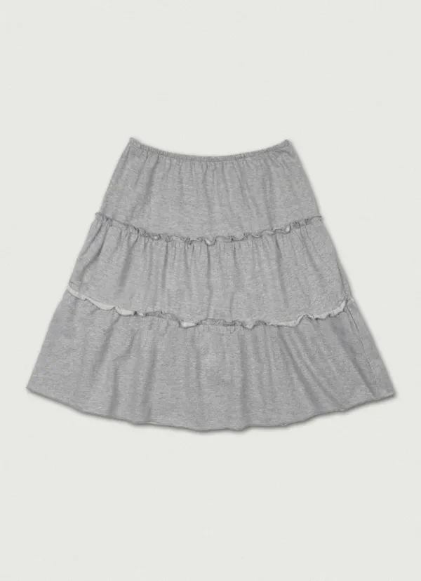2nd/ Easy Pibi Midi Skirt [gray]
