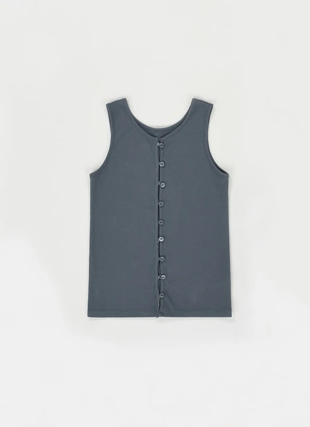 이브세이지 [1차 리오더]Button Sleeveless (Blue) 상품 이미지 3