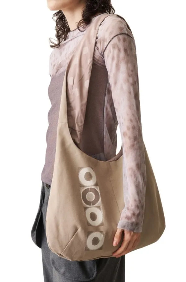 Canvas Reversible Crossbody Bag, Queasy