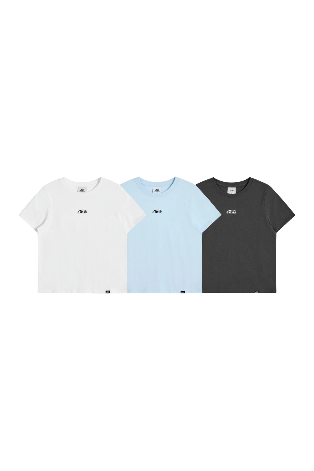 이미스 (W) 3PACK T-SHIRT SET B (WH/PB/CH) 상품 이미지 1