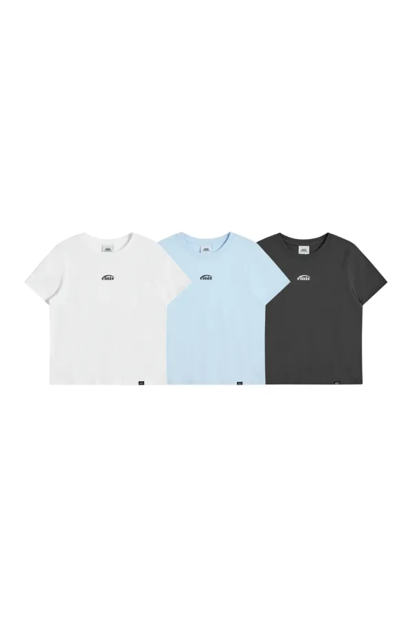 (W) 3PACK T-SHIRT SET B (WH/PB/CH)