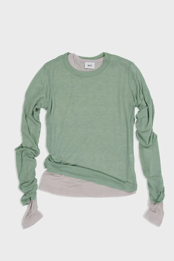Basic Line Long Sleeves_Green