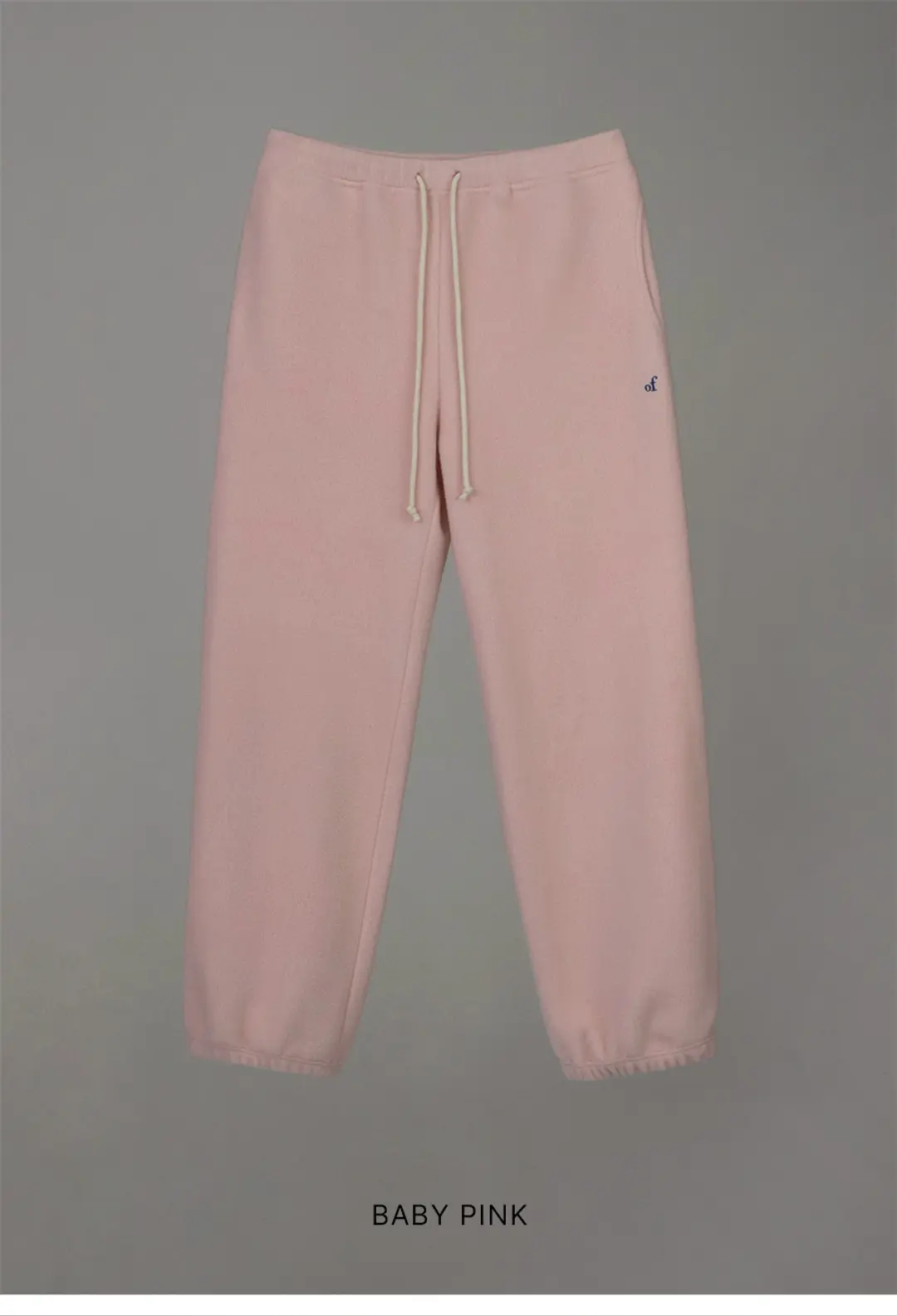 오버듀플레어 OF WARM JOGGER PANTS_BABY PINK 상품 이미지 3
