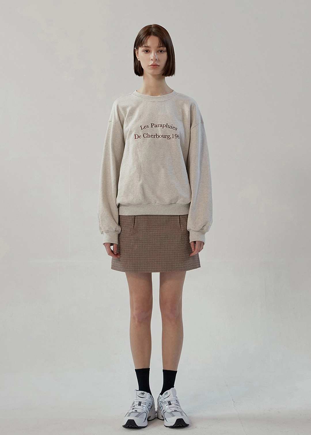 앤니즈 Seersucker skirt (brown) 상품 이미지 2