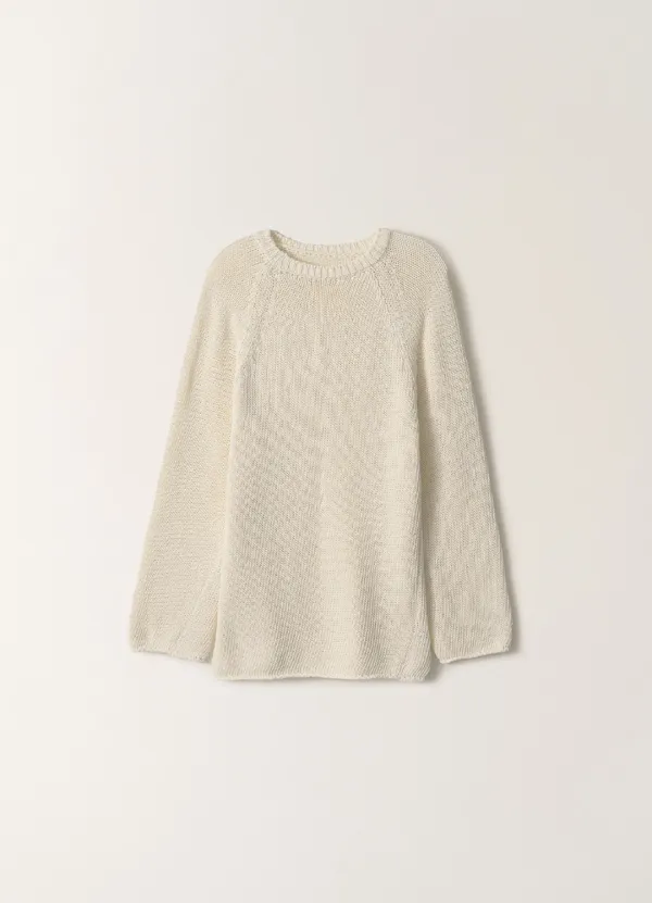 3RD/ Paper loose fit pullover (Ivory)