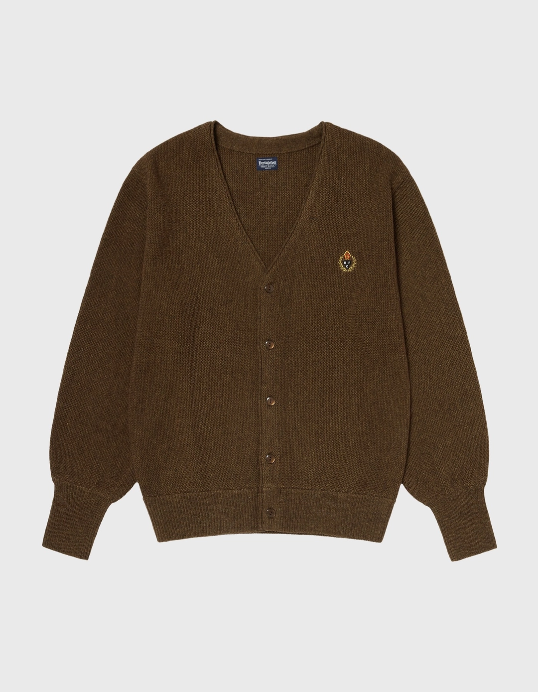 헤리티지플로스 CREST TASMANIA WOOL CARDIGAN / M.Brown 상품 이미지 1
