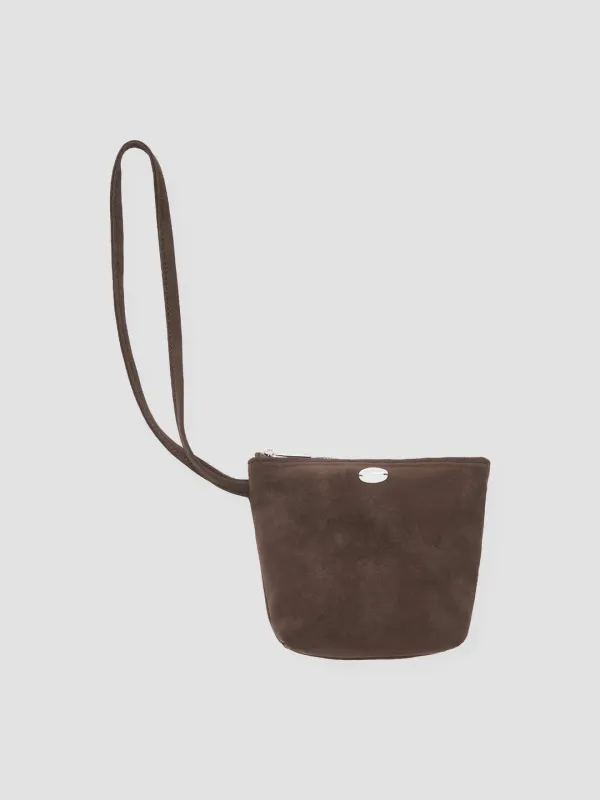 SUEDE MINI POUCH_CHESTNUT BROWNN_OE3G2MPU90BRH