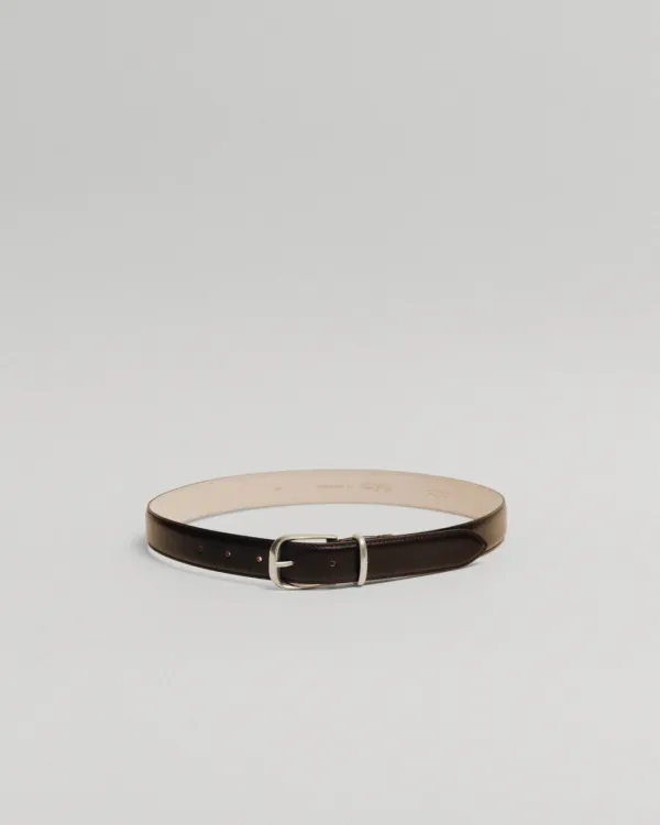 CEINTURE LISSE BROWN