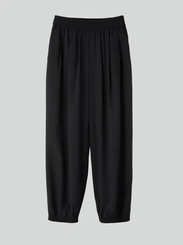 BANDING JOGGER SUIT PANTS (BLACK)