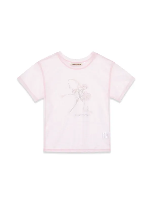 ROSE MESH T-SHIRT (LIGHT PINK)