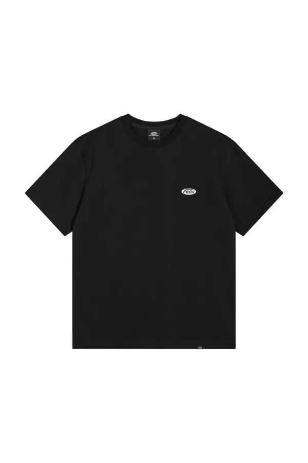 RUBBER PATCH T-SHIRT-BLACK