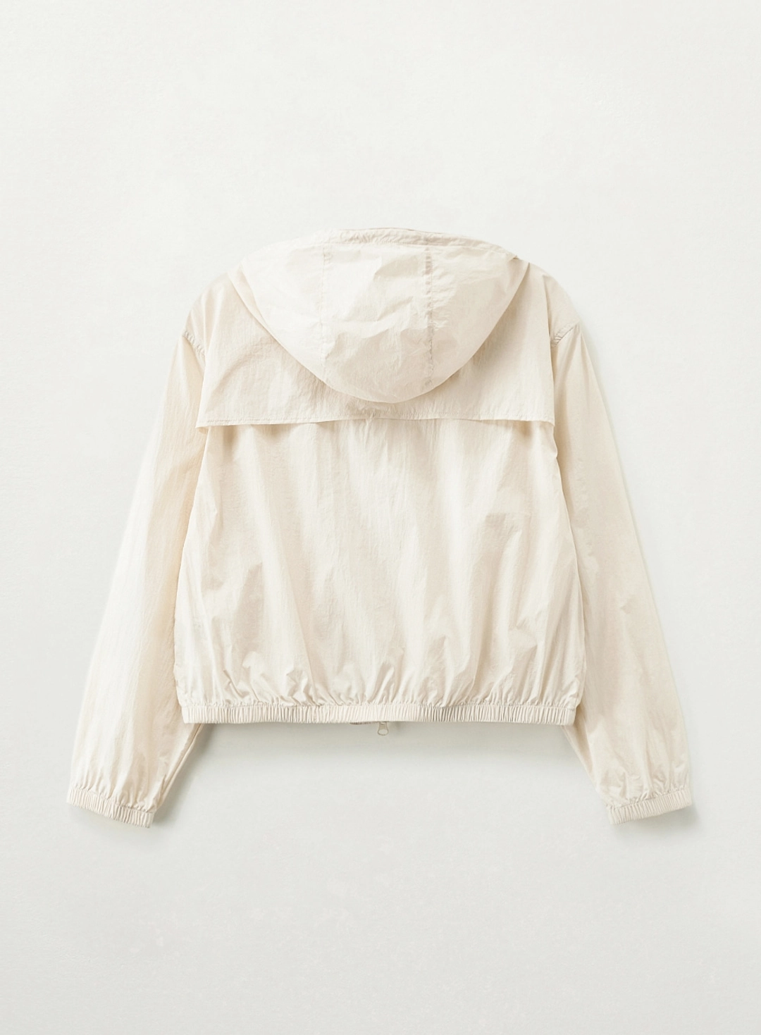 세터 (W) Crop Hood Wind Jacket - Cream 상품 이미지 2
