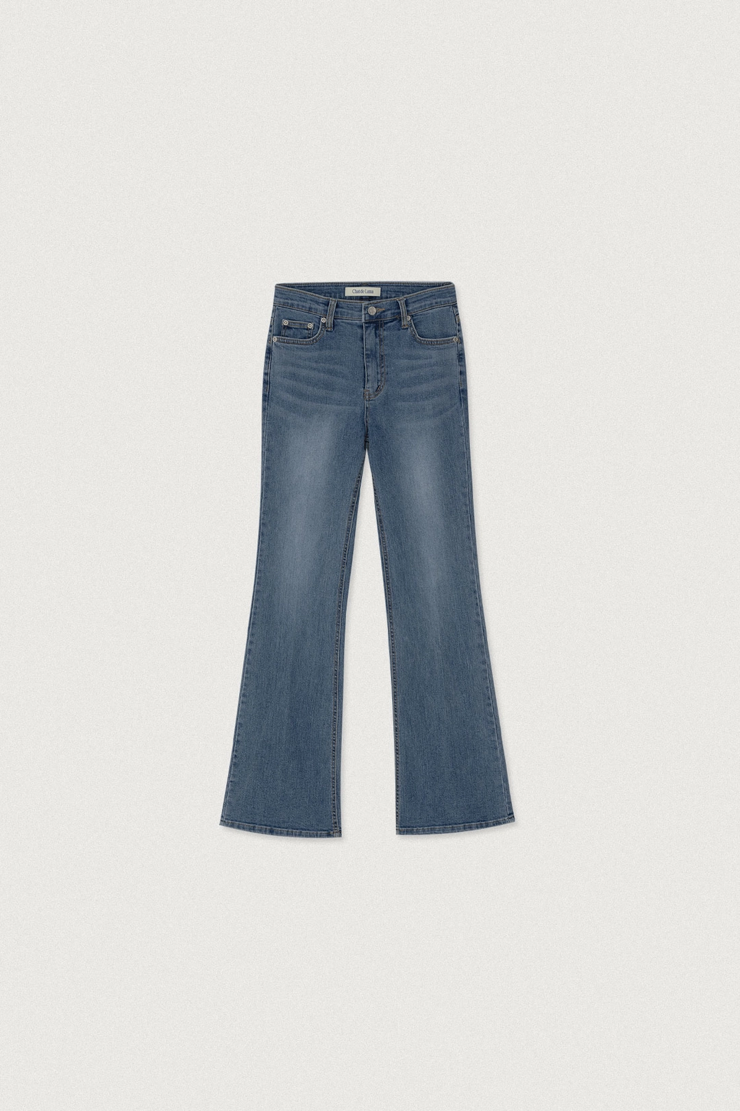 샤드라마 [7차 REORDER] PLEATS BOOTCUT DENIM PANTS [MID BLUE] 상품 이미지 1