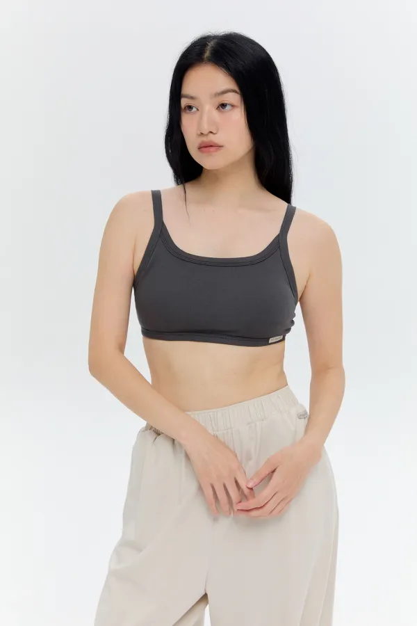 Square Rib Bra- 2Colors