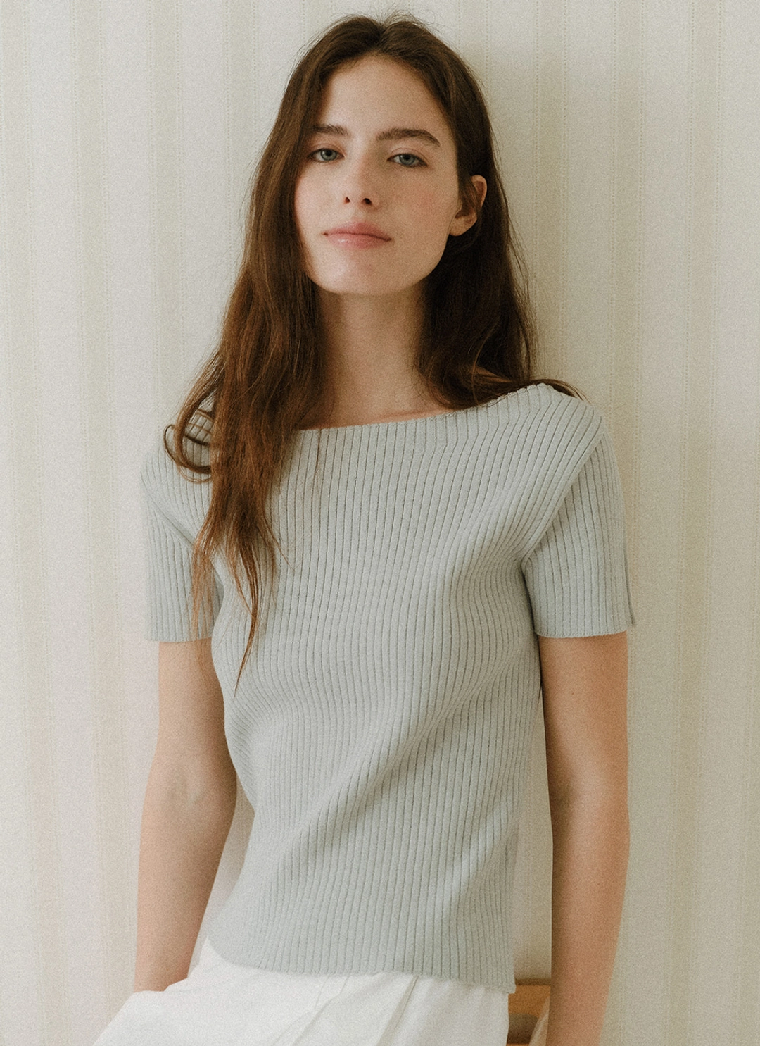르닐 Niko Ribbed Knit (Light Blue) 상품 이미지 1
