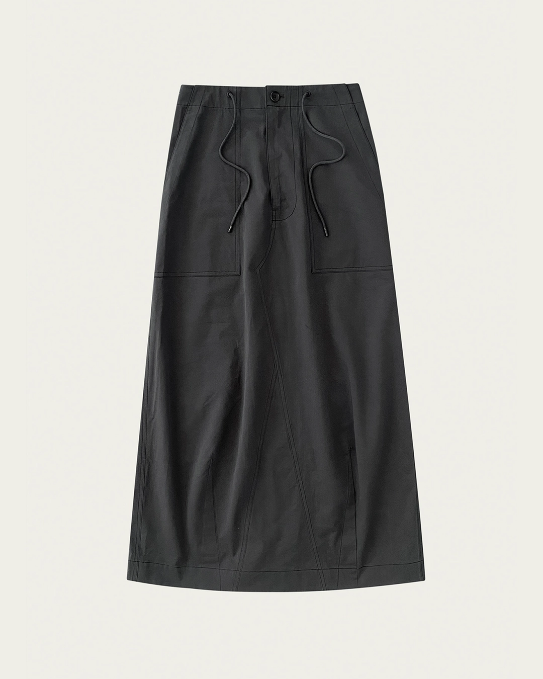 Dito Pocket Skirt - Charcoal