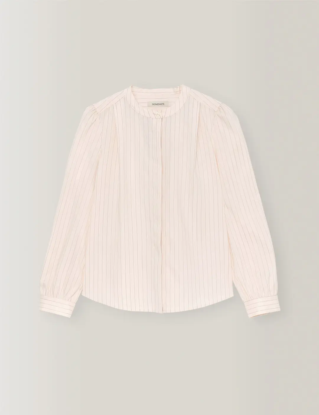 노미나떼 Grace Silver Stripe Blouse (Cream) 상품 이미지 3