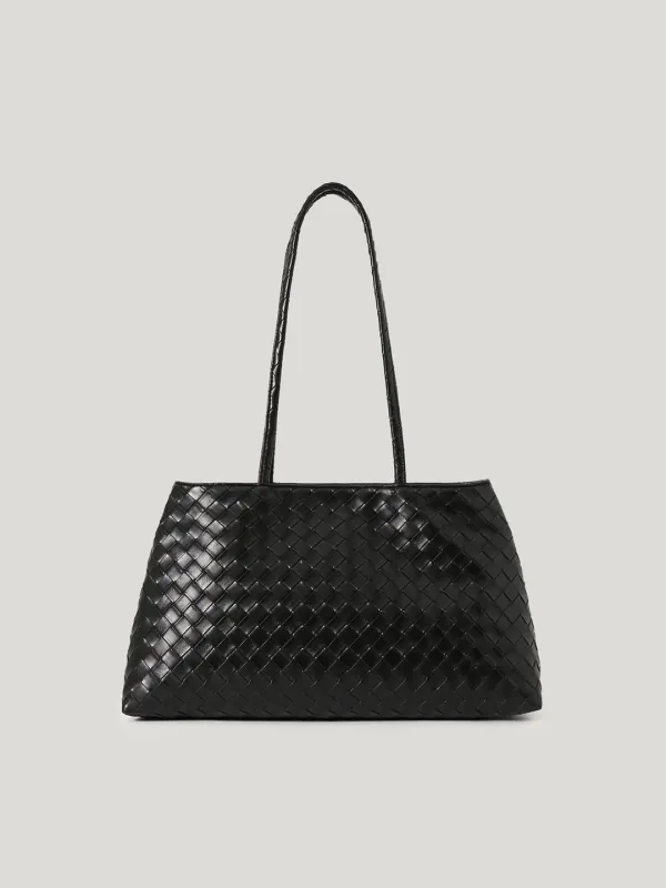 아든 위빙 숄더백 Arden Weaving Shoulder Bag_Black