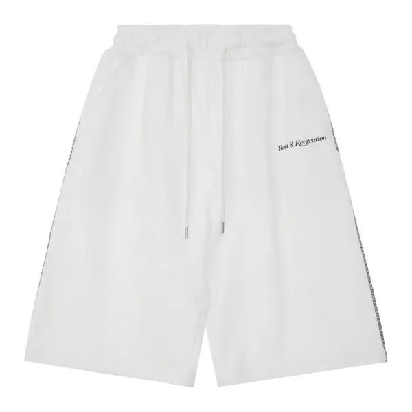 LOGO JERSEY SHORTS - WHITE