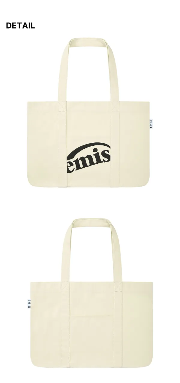 LOGO PALETTE ECO BAG-IVORY