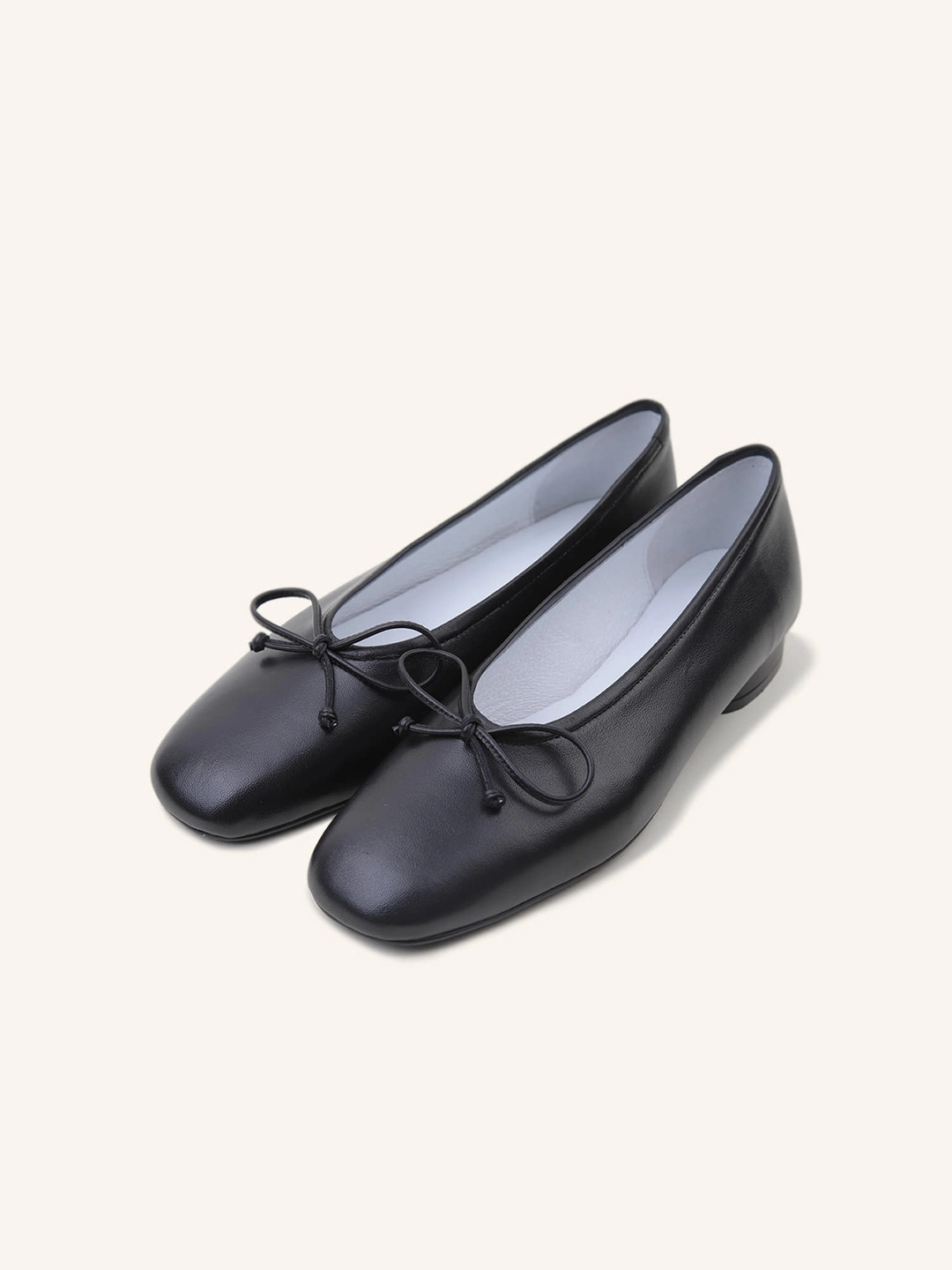 러브듀이 MACARON ribbon flat  / 블랙 상품 이미지 3