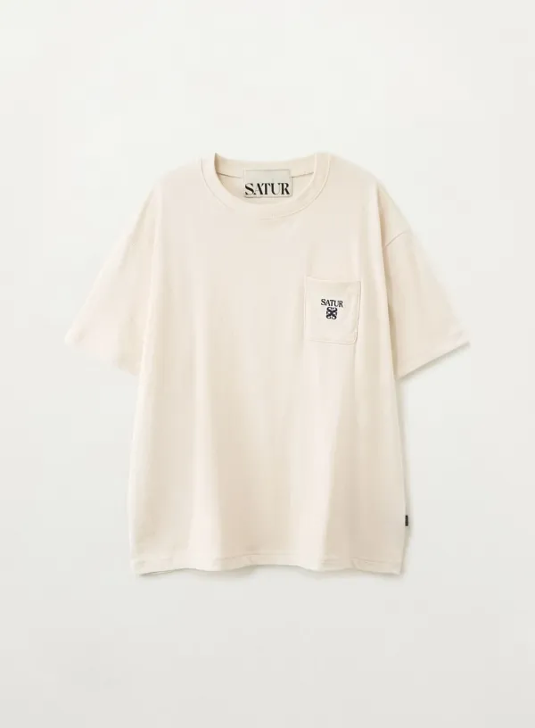 Apero Logo Pocket T-Shirt - Cream