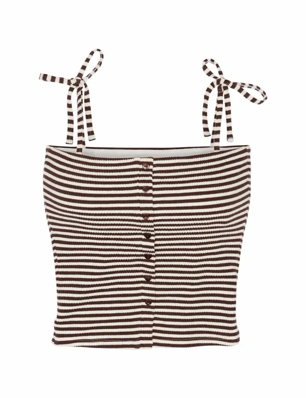 [단독 판매] ANIS SWIM TOP_BROWN