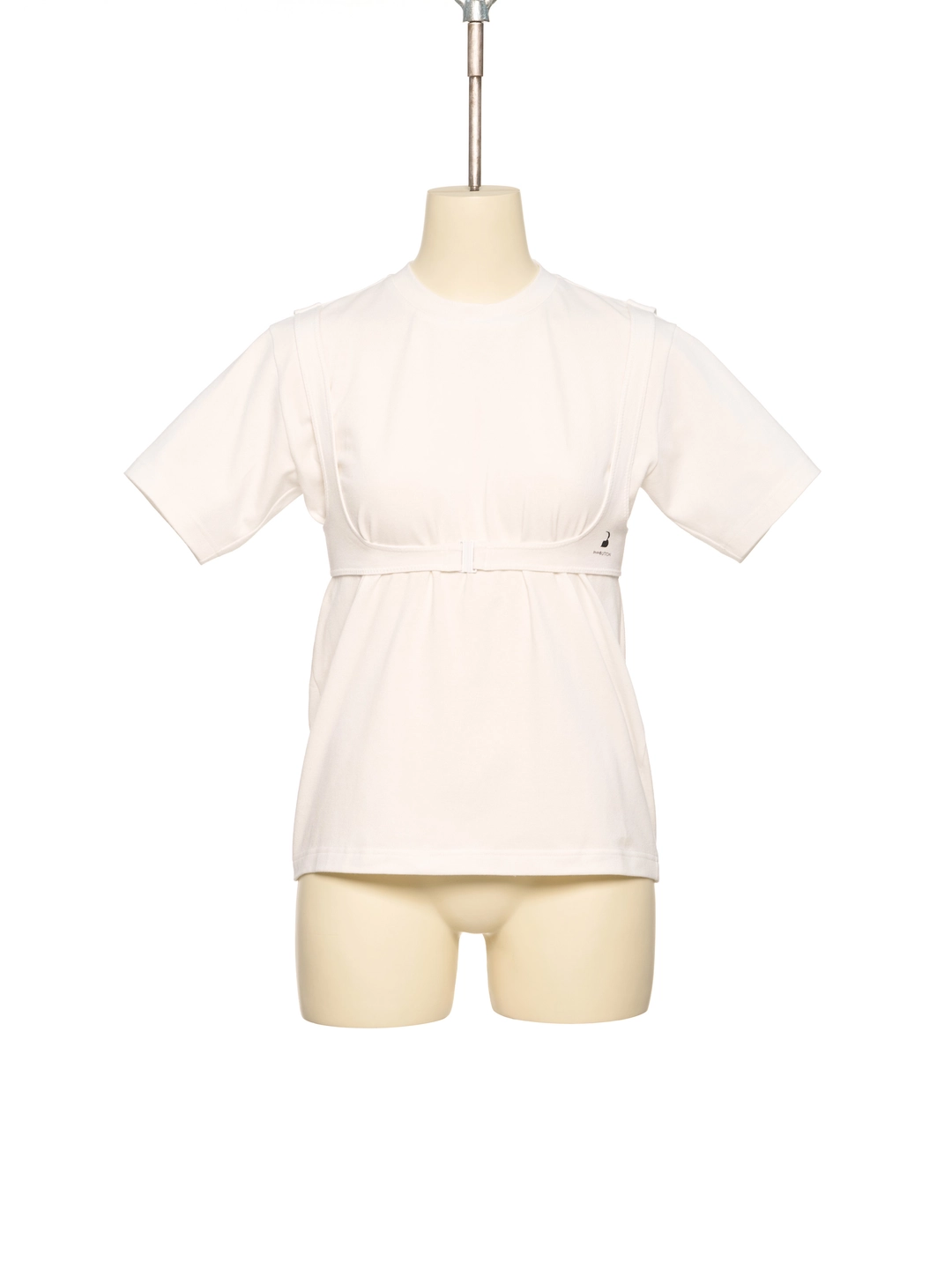 푸쉬버튼 PF26 WHITE BRA LAYERED T-SHIRT 상품 이미지 2