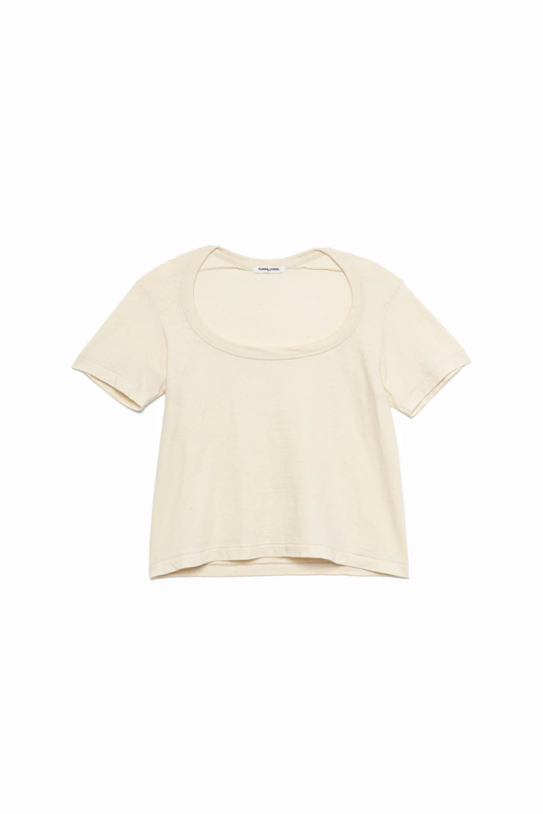 후미카우치다 Trapezoid Neck Tee 상품 이미지 1