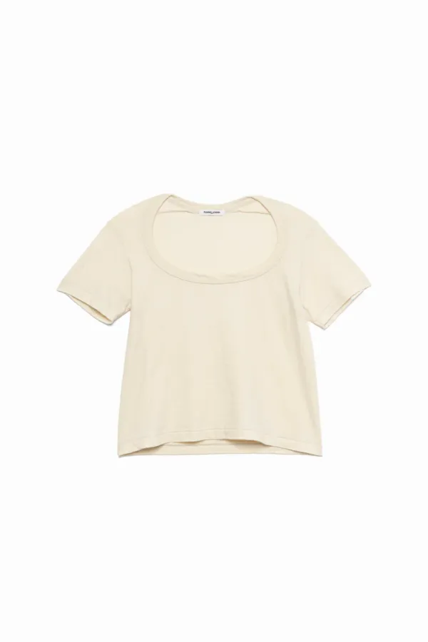 Trapezoid Neck Tee