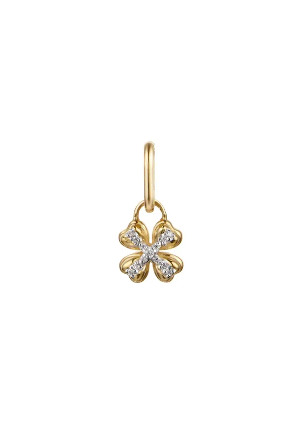 [G] Dia Clover Pendant