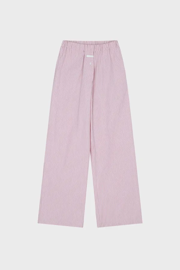 BANDING PAJAMA PANTS (PINK-STRIPE)