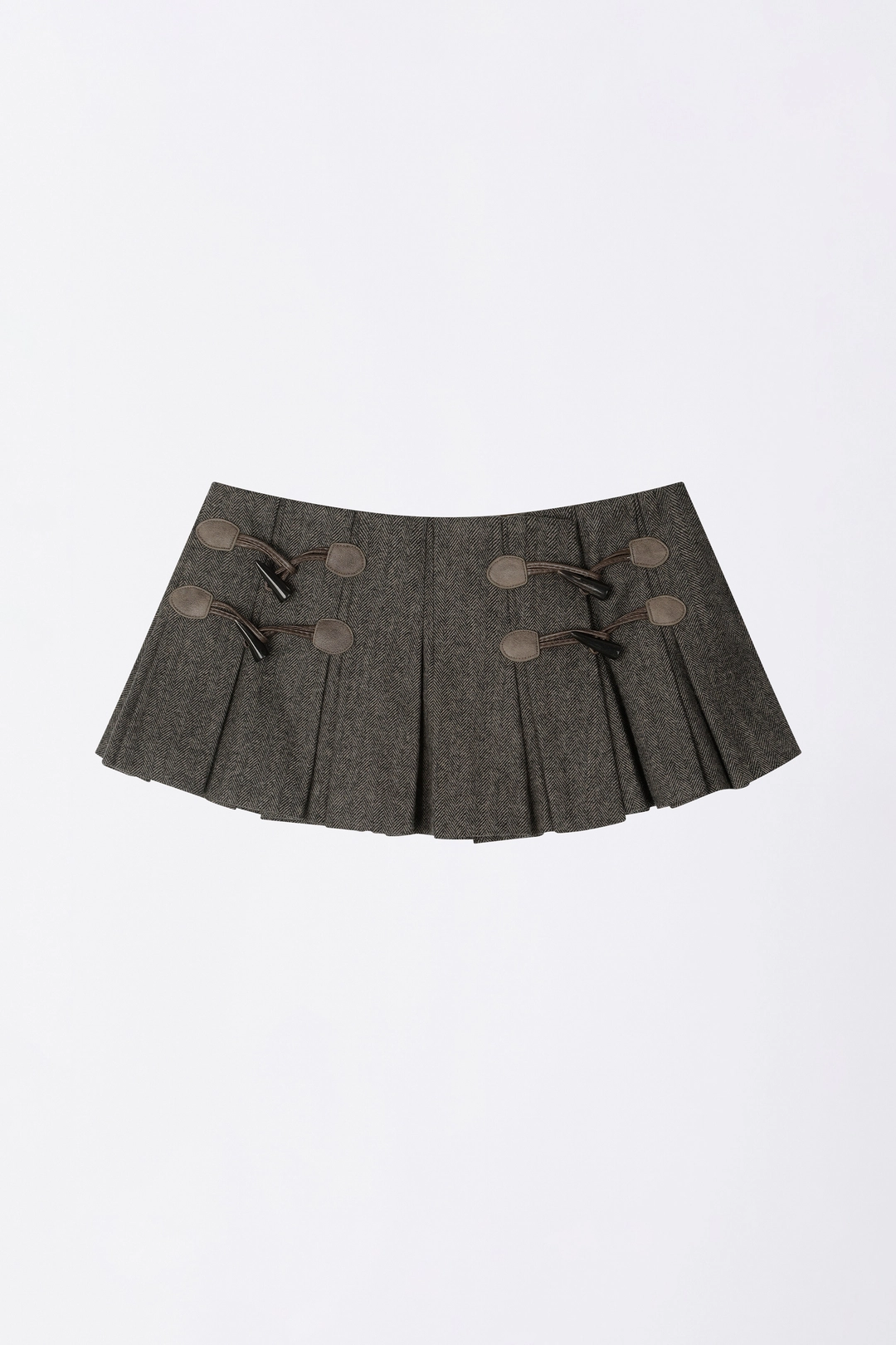 스컬프터 Wool Micro Wrap Skirt Beige 상품 이미지 1