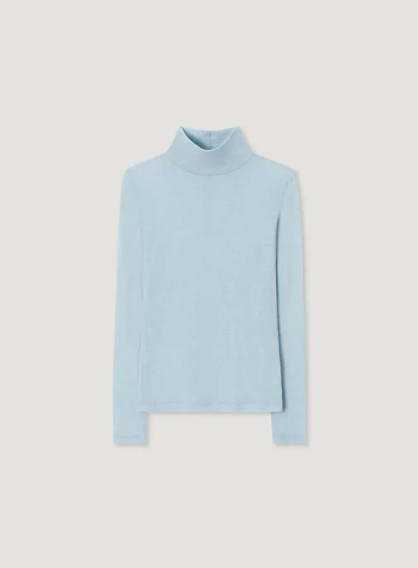SHEERLY TURTLE TEE_LIGHT BLUE
