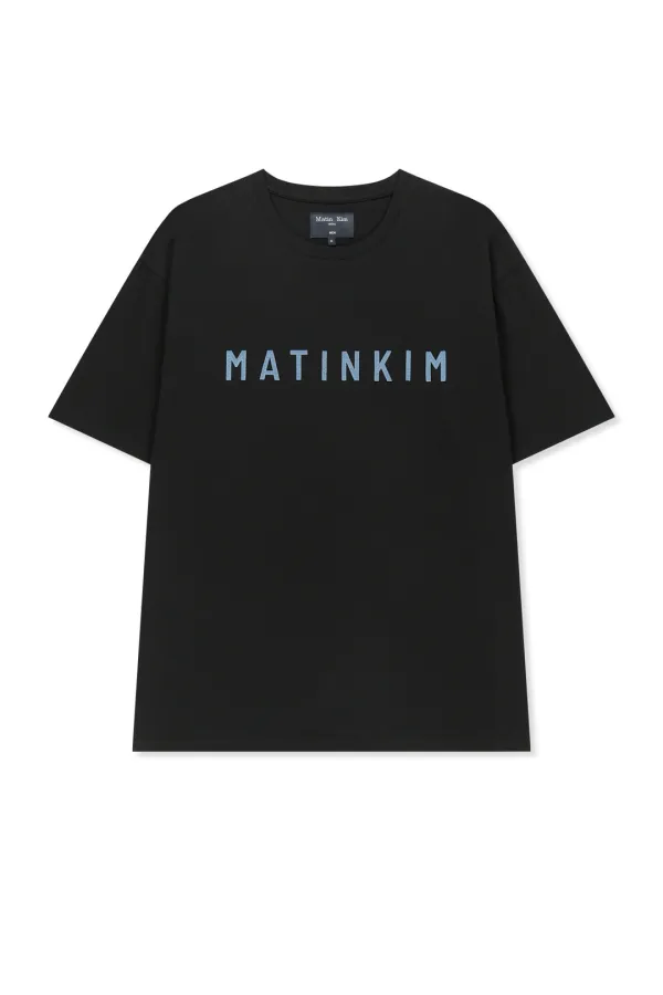 APPLIQUE FELT LOGO TOP FOR MEN IN STRONG BLACK