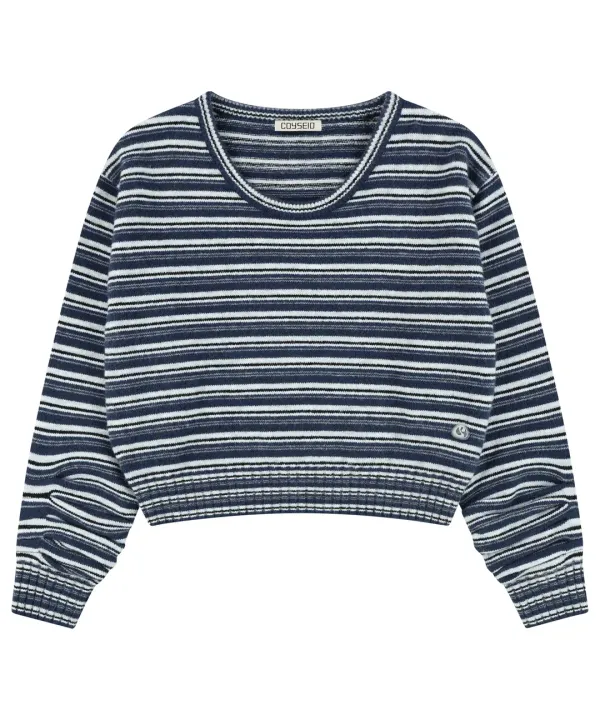 COY STRIPE KNIT NAVY