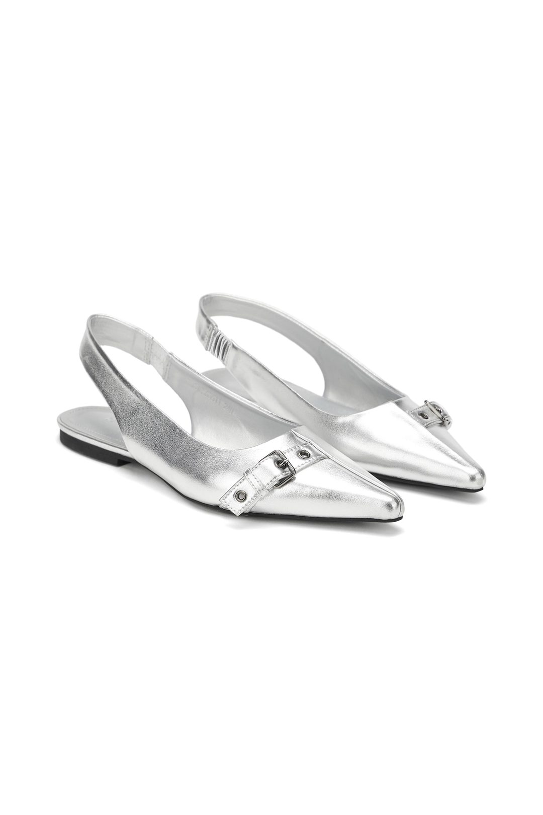 다이닛 DEINET BUCKLE MULE IN SILVER 상품 이미지 2