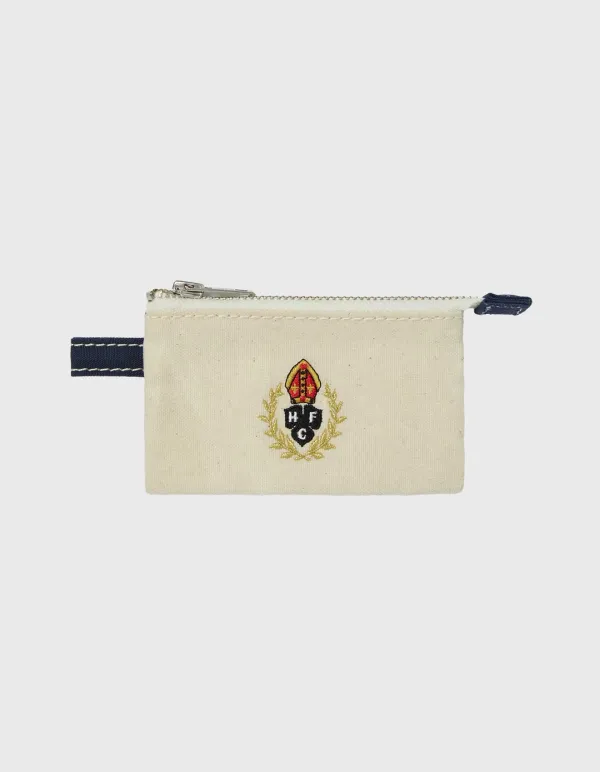 CREST CANVAS CARD WALLET / Navy