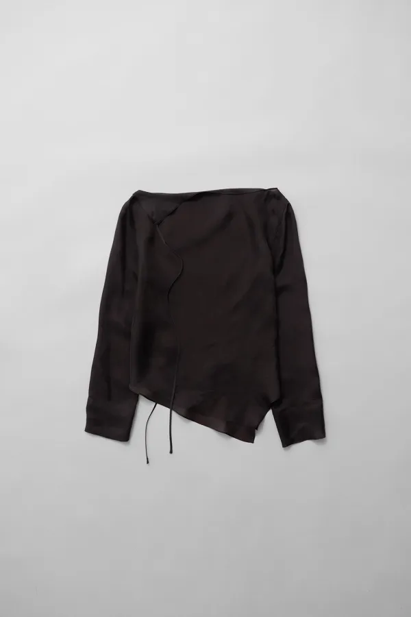 a fluid blouse (brown)