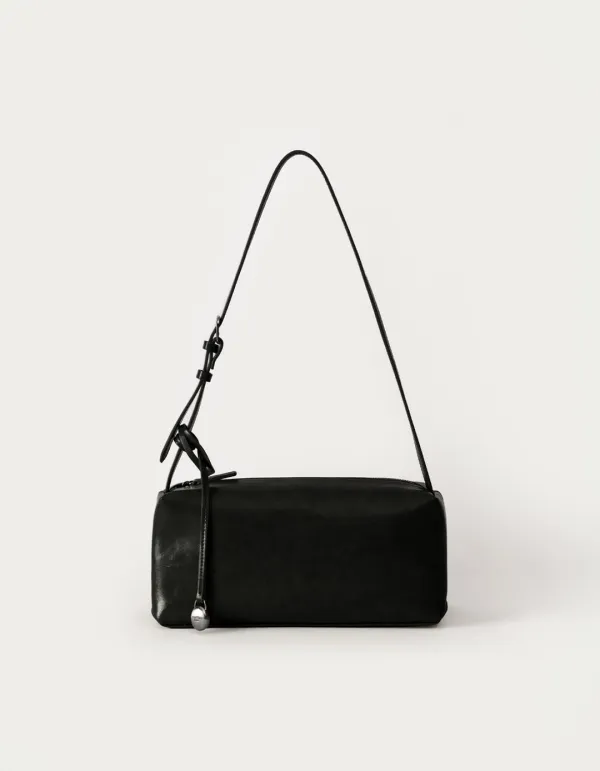 Square Shoulder Bag - Black