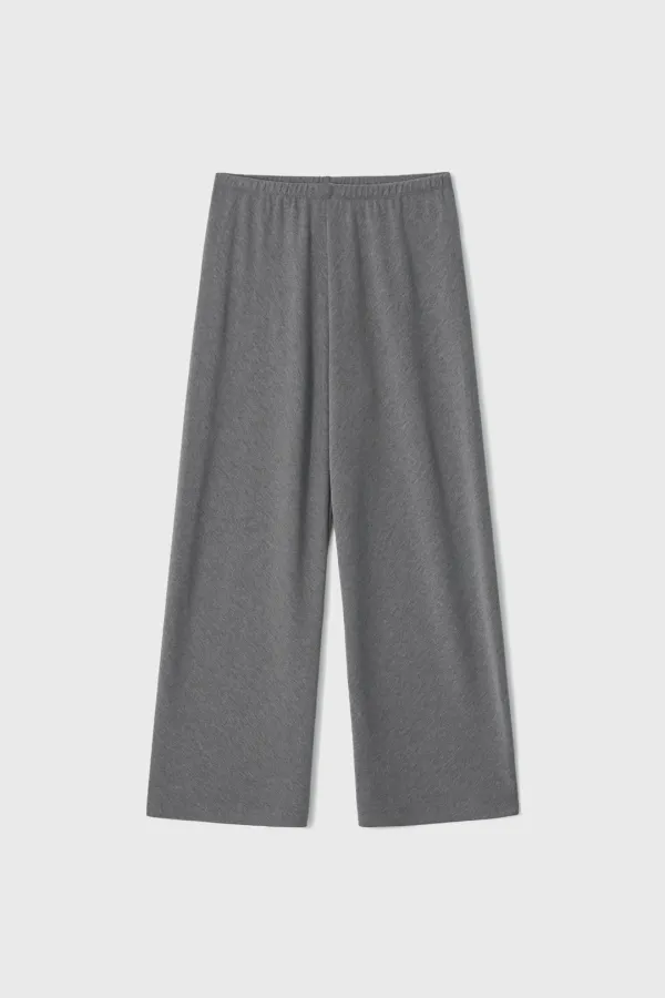Brushed Jersey Bias Pants (Gray)