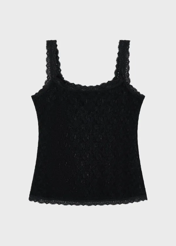 [2nd] Studio Lace Tank Black