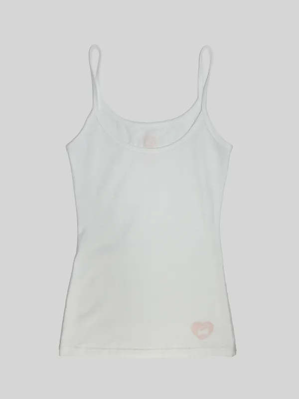 Sweet Kitty Tank Top White