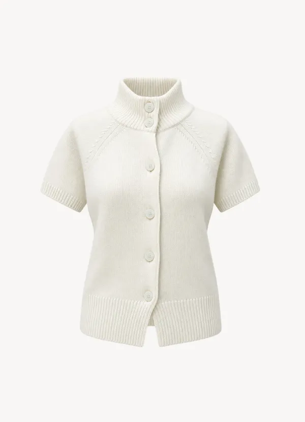 Fane High Neck Button Cardigan