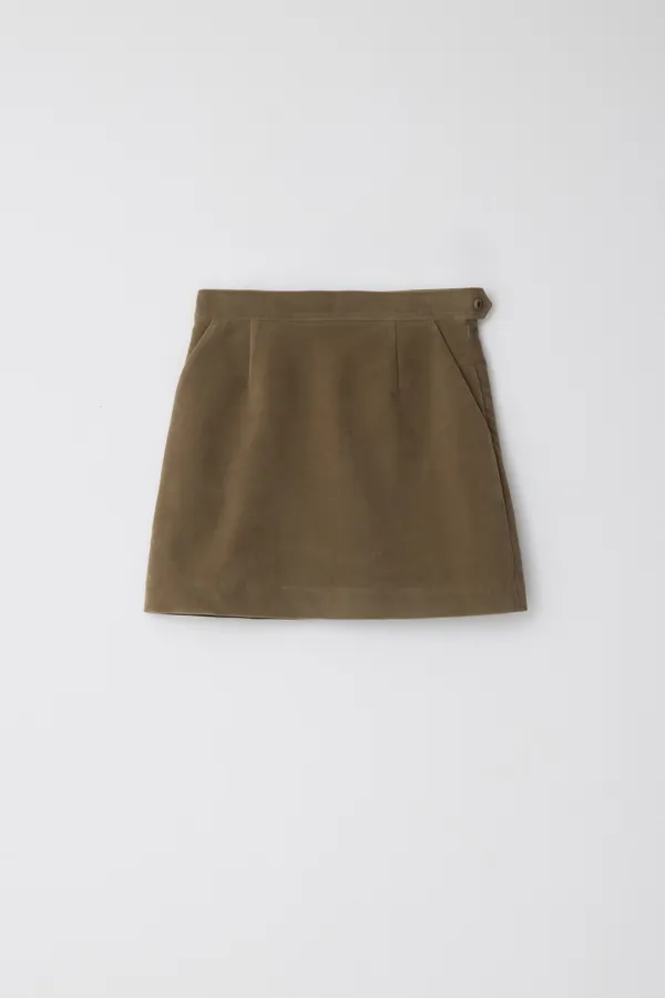 Cottage Skirt_Cafe Latte