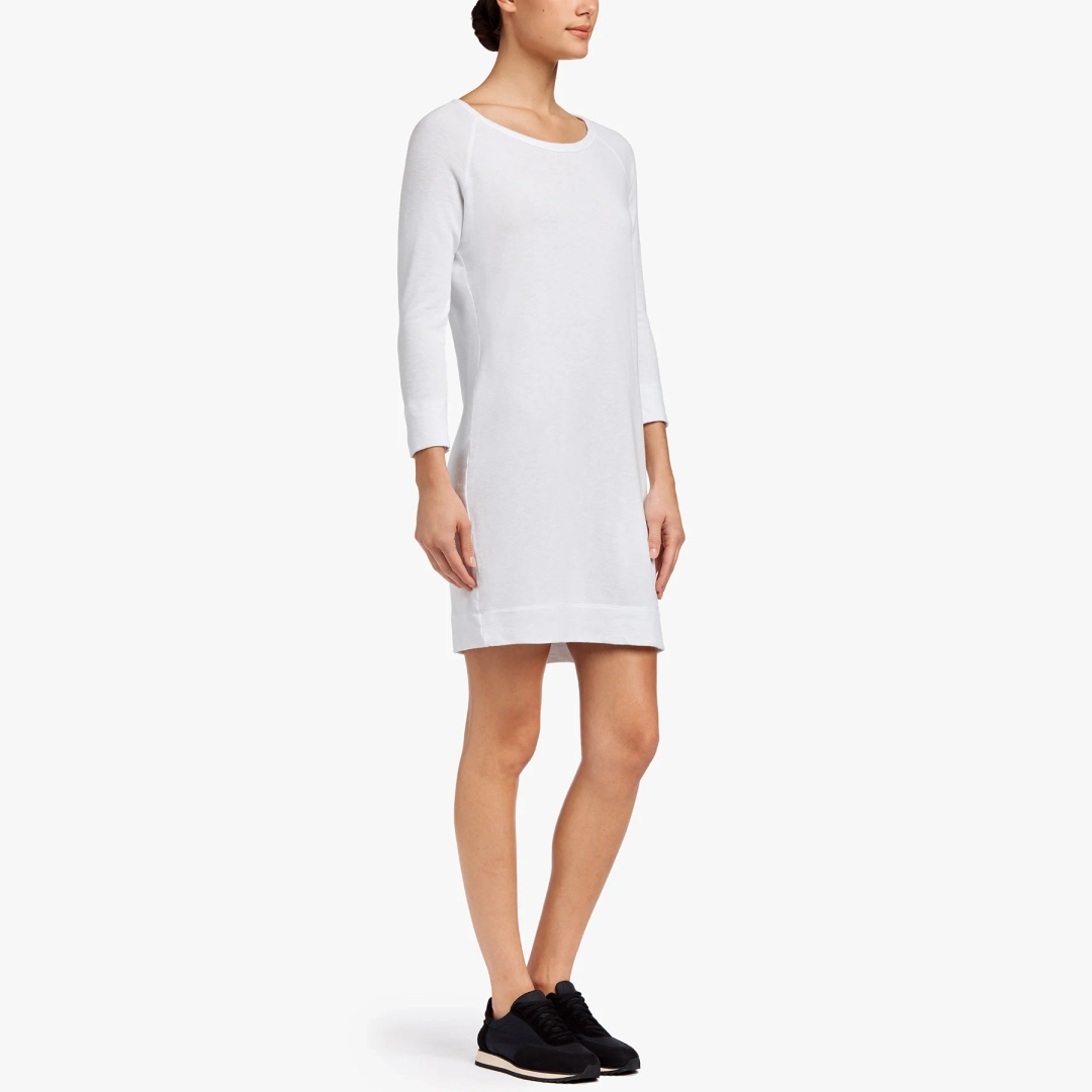 제임스펄스 Raglan Sweatshirt Dress - White 상품 이미지 2