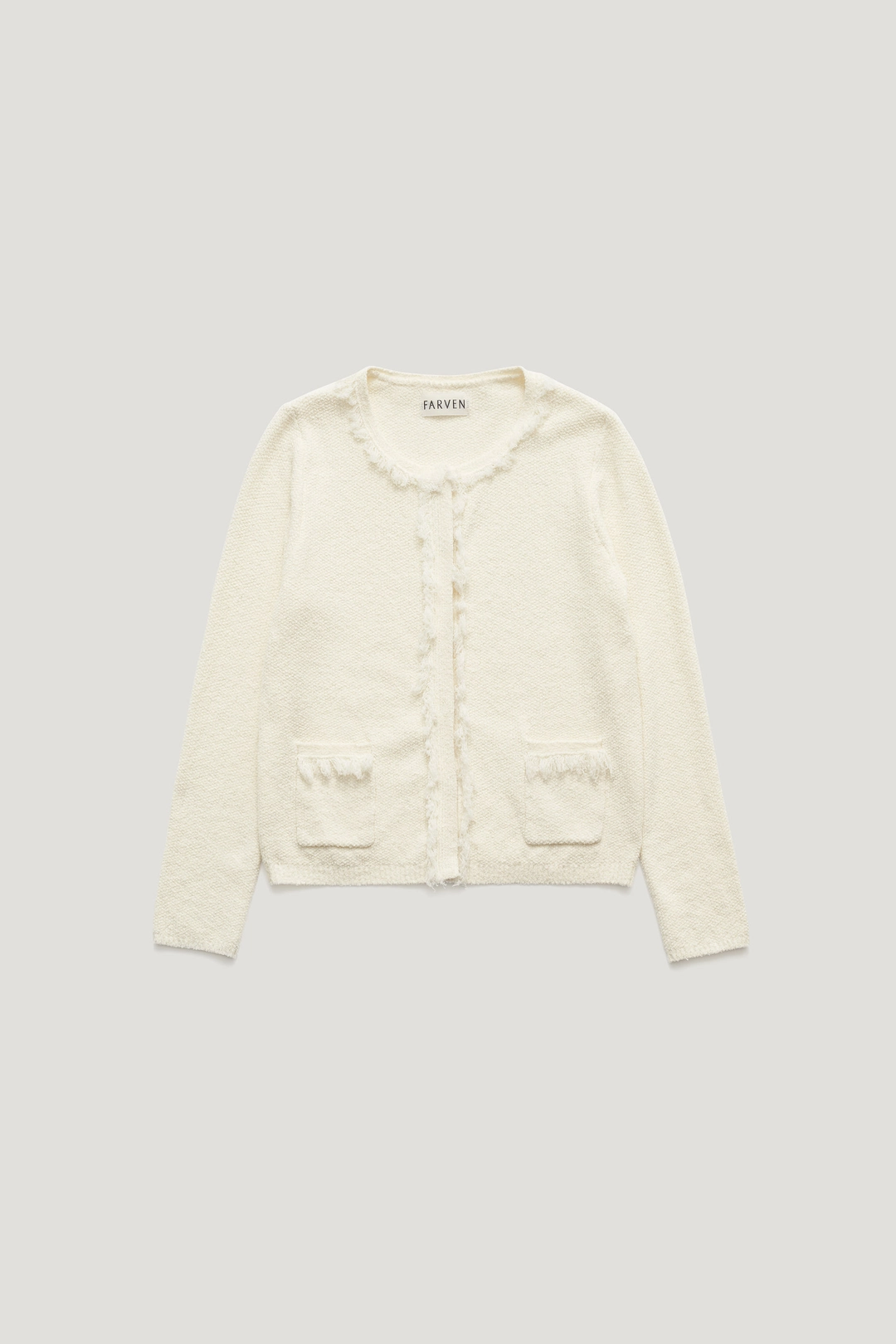 파르벵 HALO TWEED CARDIGAN_IVORY / ₩159,000 상품 이미지 1