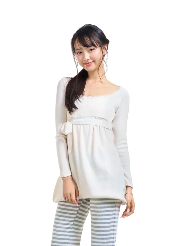 BABY BALLOON MINI DRESS [IVORY]