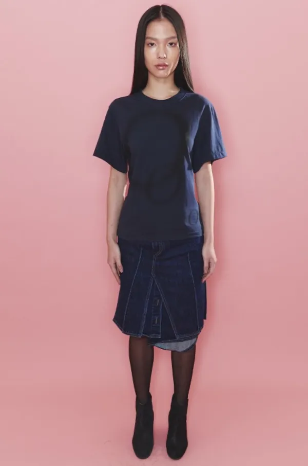 Layered Mini Skirt, Washed
